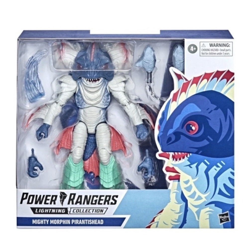 Hasbro Power Rangers Lightning Collection Mighty Morphin Pirantishead Figure NIB